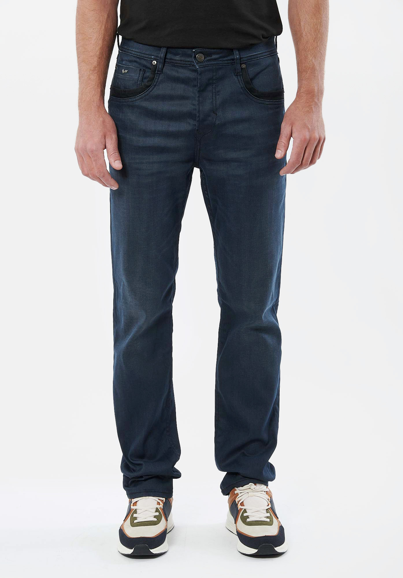 Men s blue straight fit jeans Aiden Kaporal