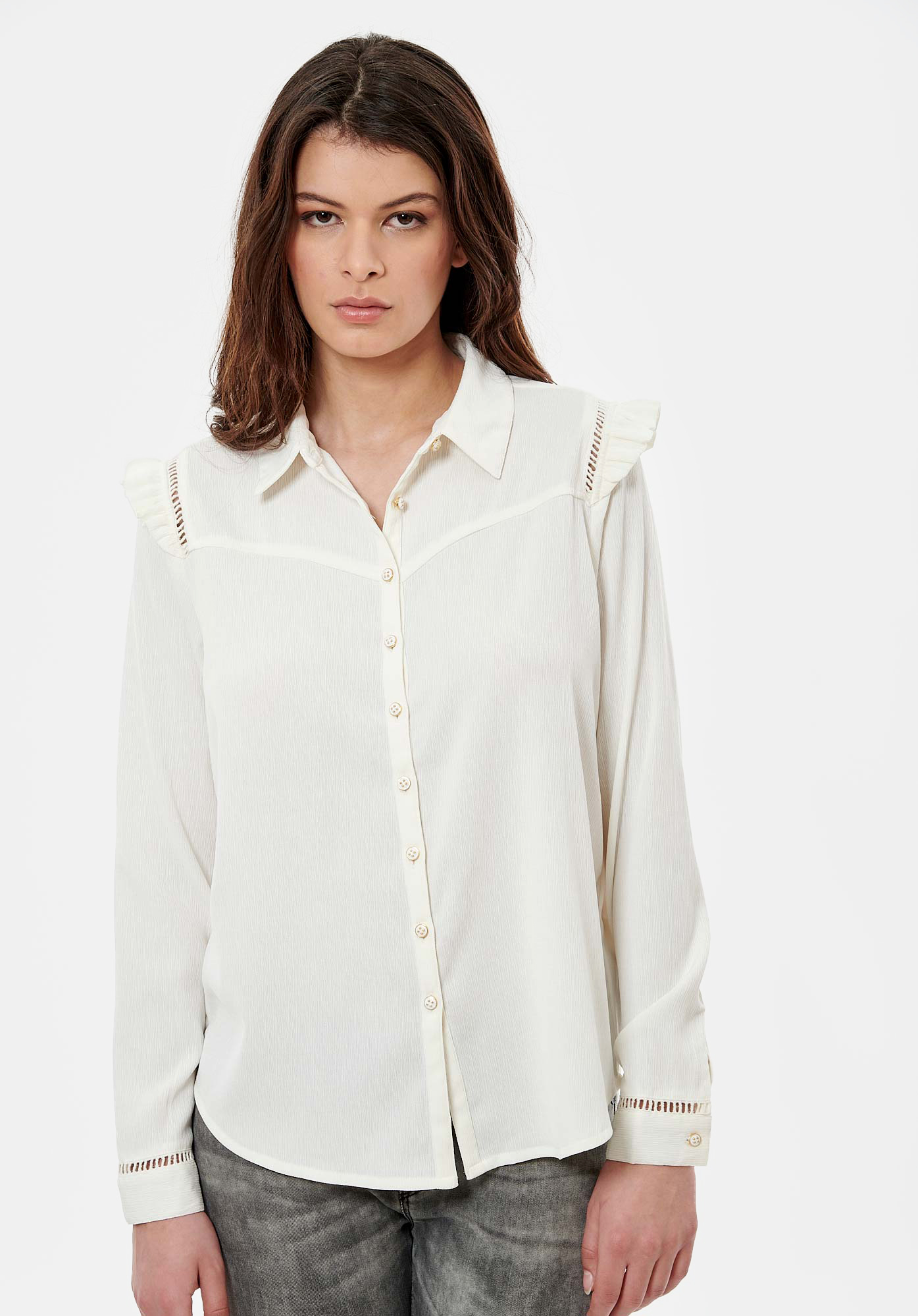 Women s ecru shirt Brian Kaporal