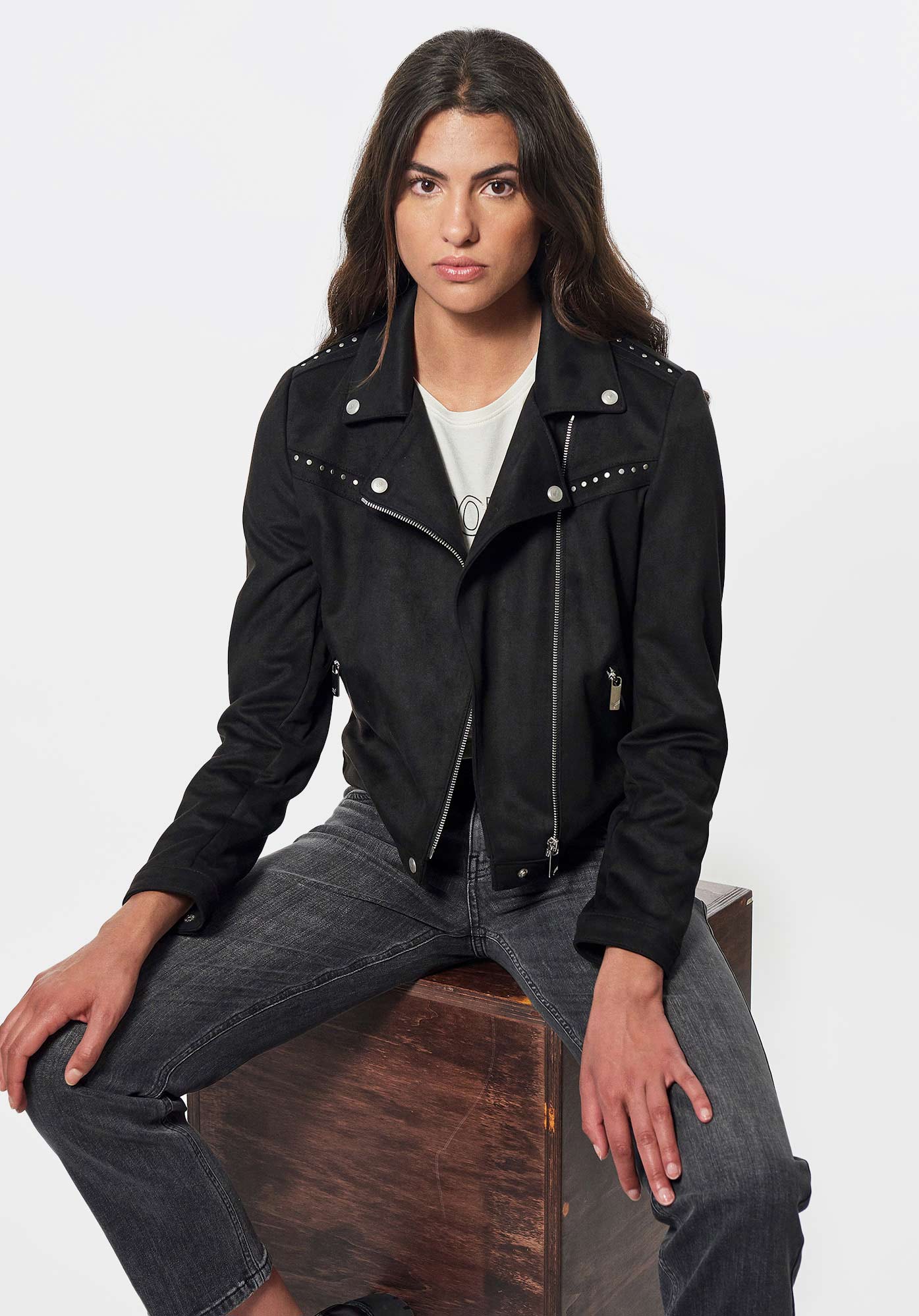 Dylan hooded faux deals fur jacket