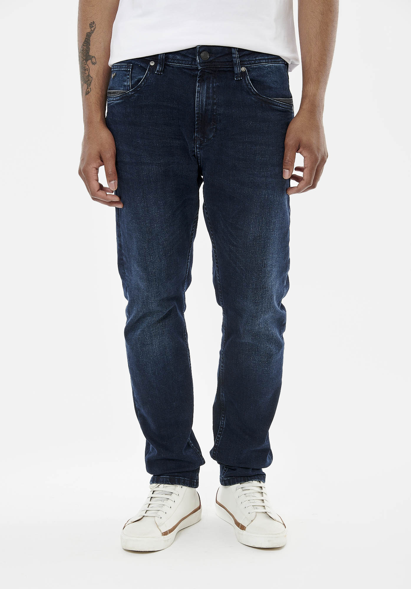 Men's blue slim-fit jeans Irish - Kaporal
