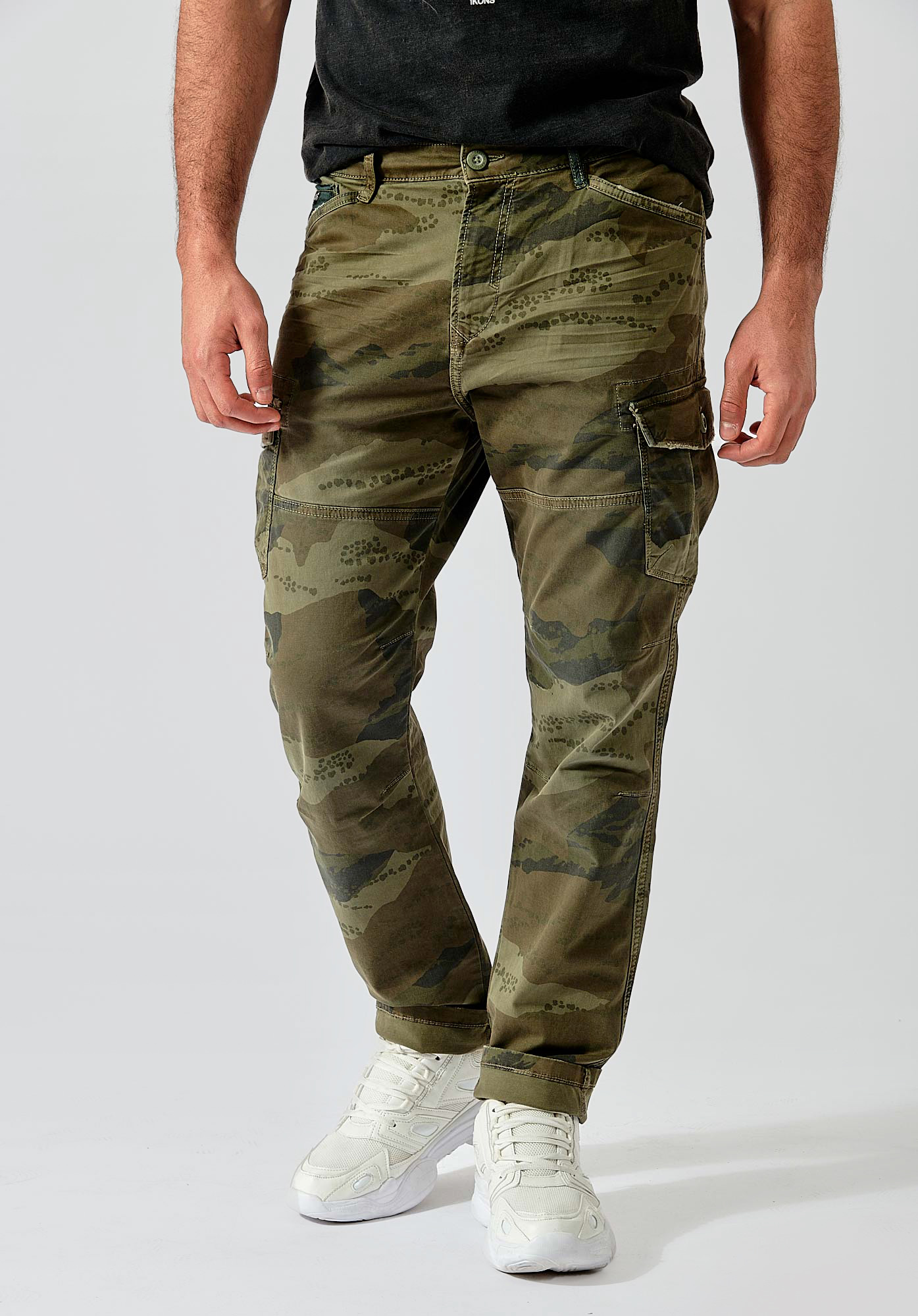 Men's relaxed-fit camouflage jeans Kalis - Kaporal