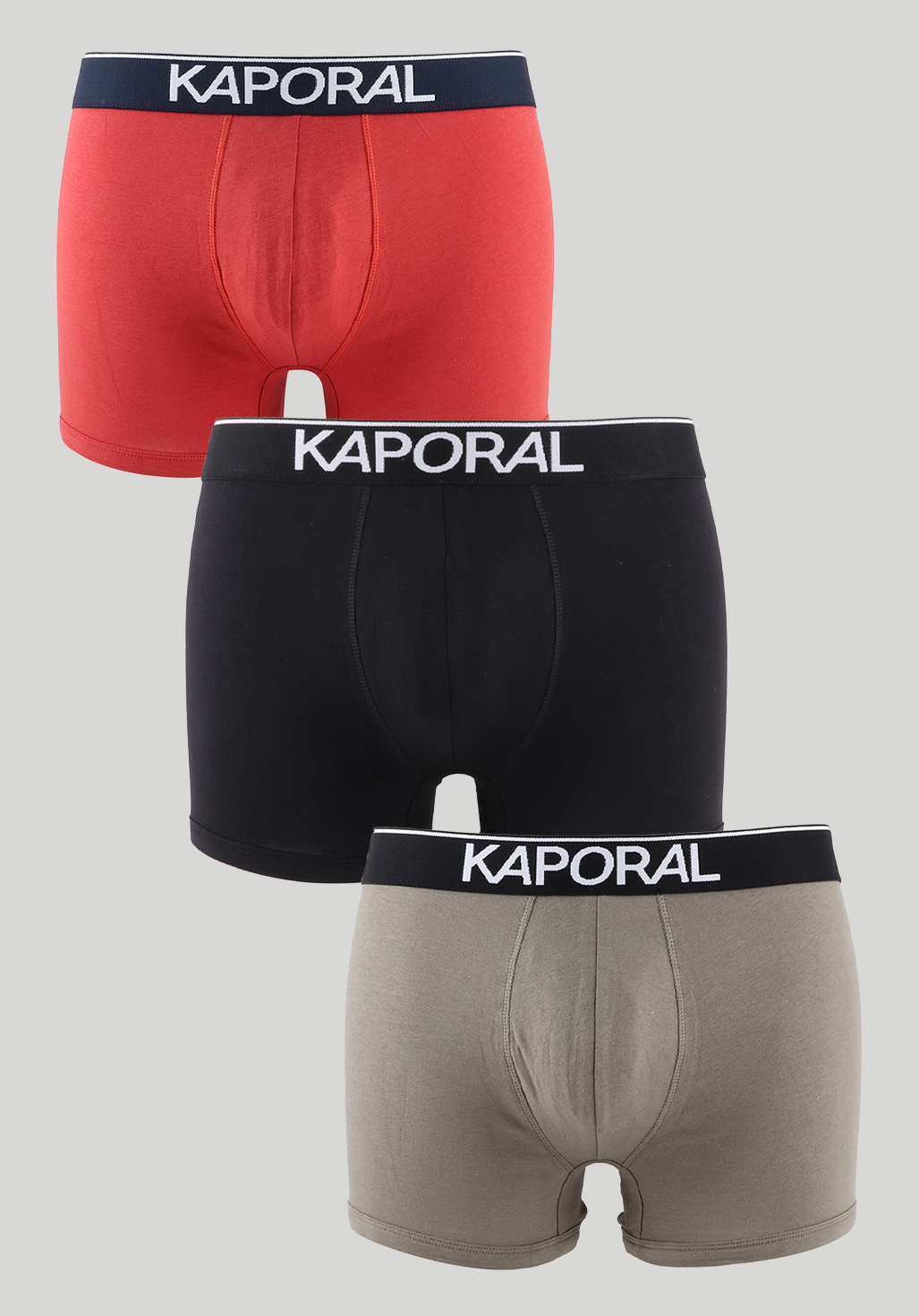 3 pack of men s boxer shorts Quad Kaporal