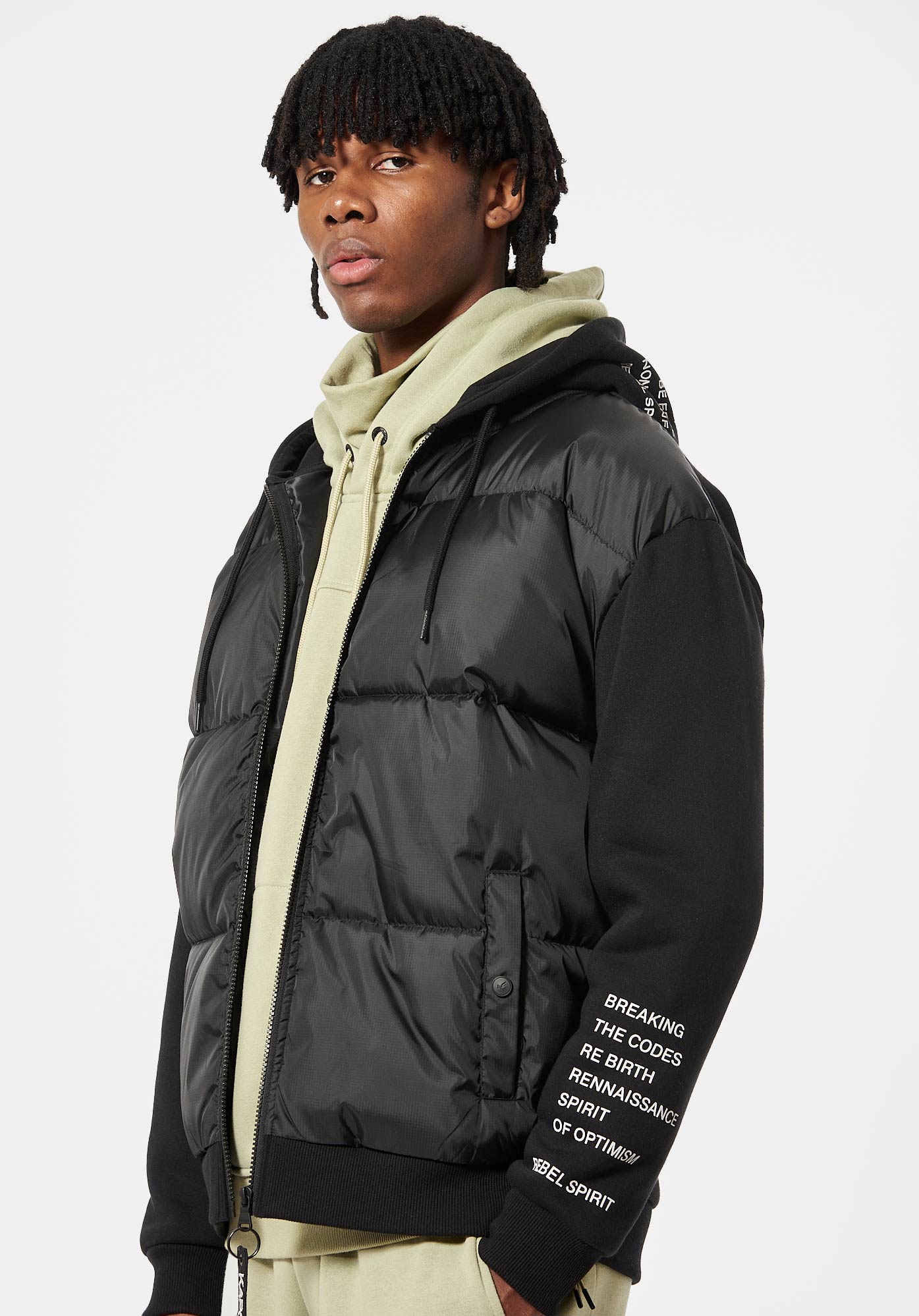 Under the wire puffer sale jacket