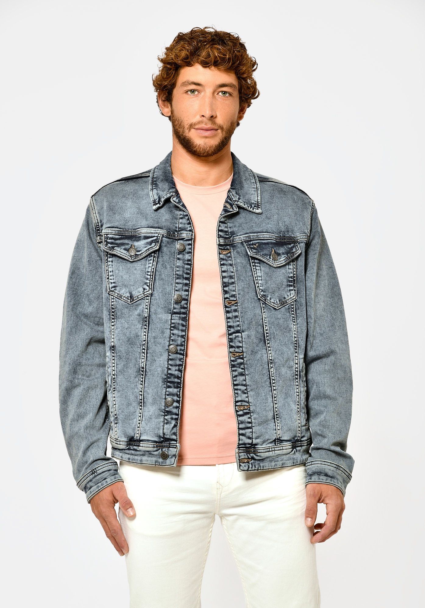 Alvin Veste En Jean Homme KAPORAL NOIR pas cher - Jeans homme