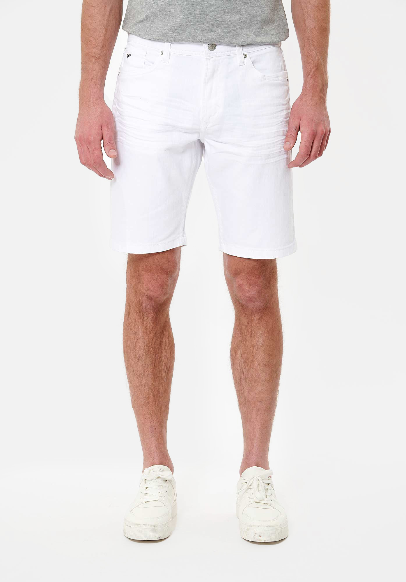 Bermuda en jean blanc Homme Atlas - Kaporal