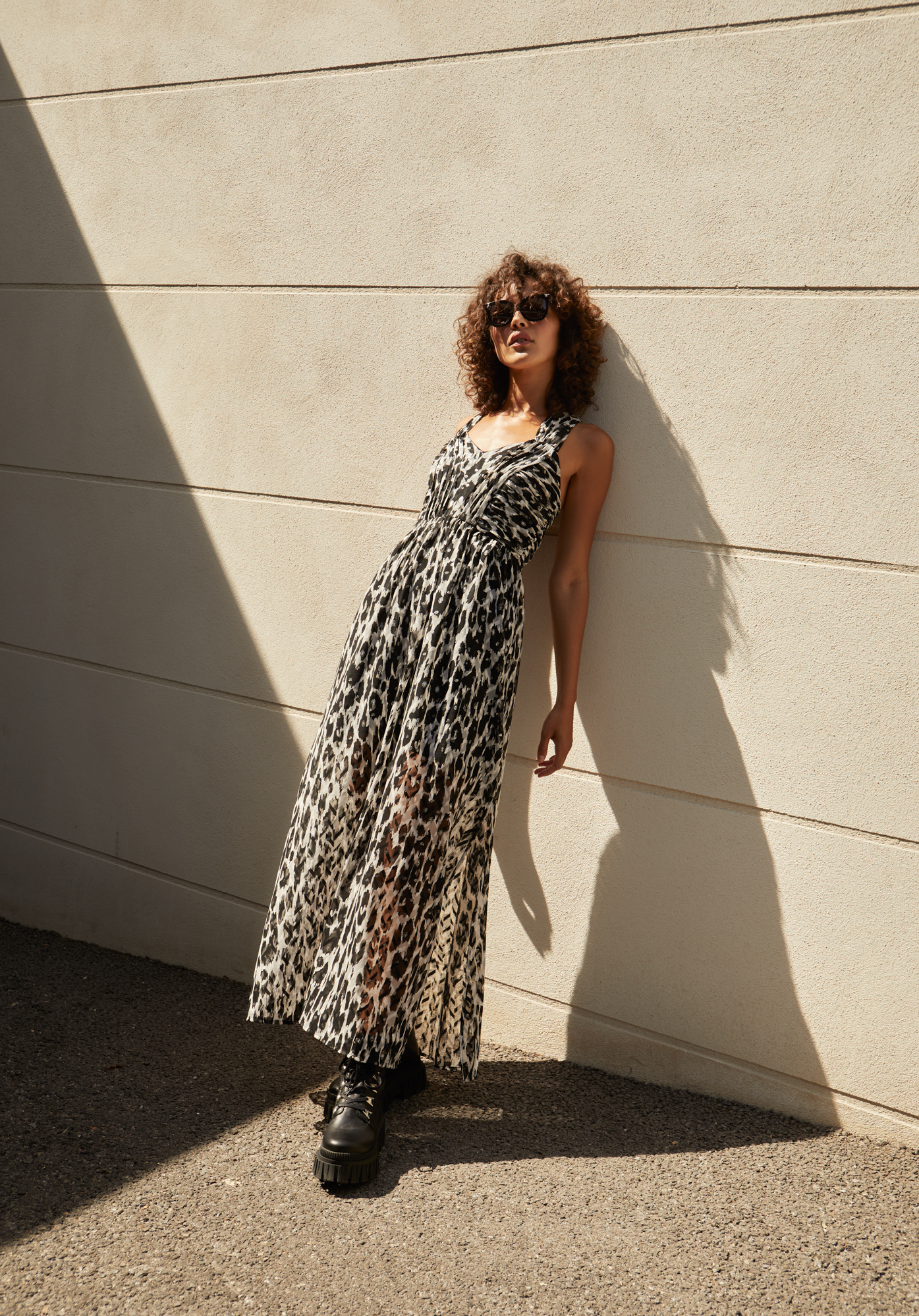 Robe kaporal top leopard