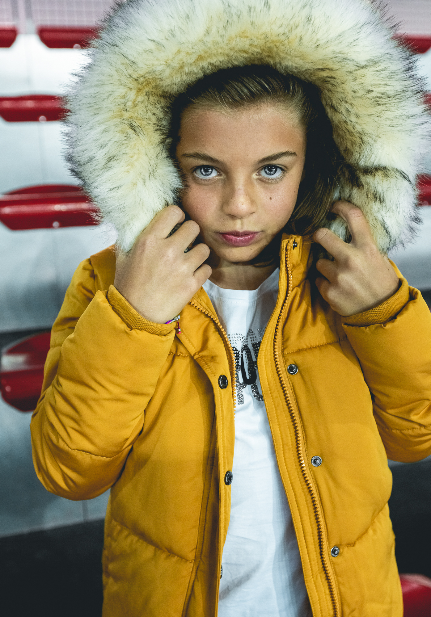 Doudoune kaporal jaune sale