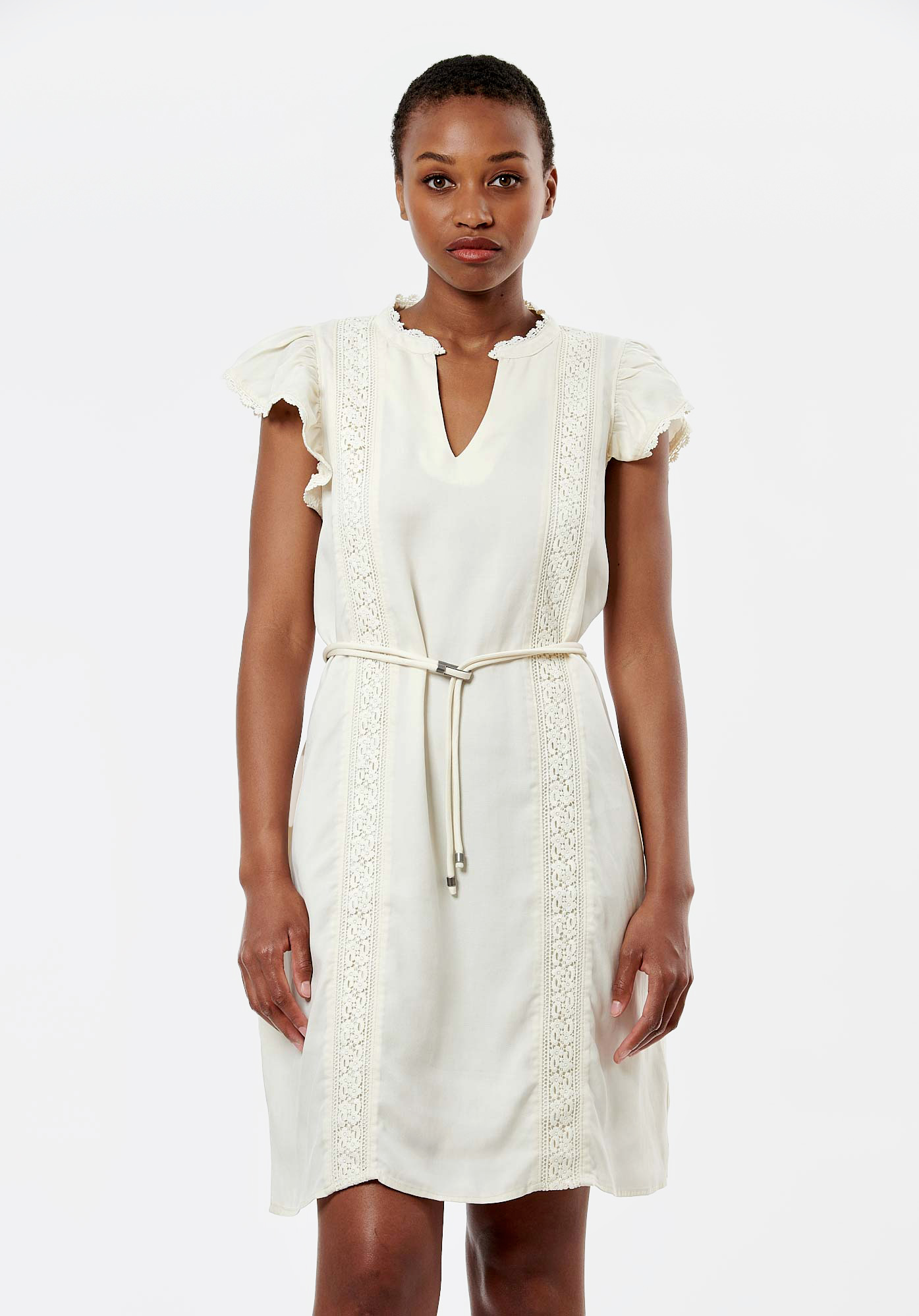 Robe ecrue femme discount