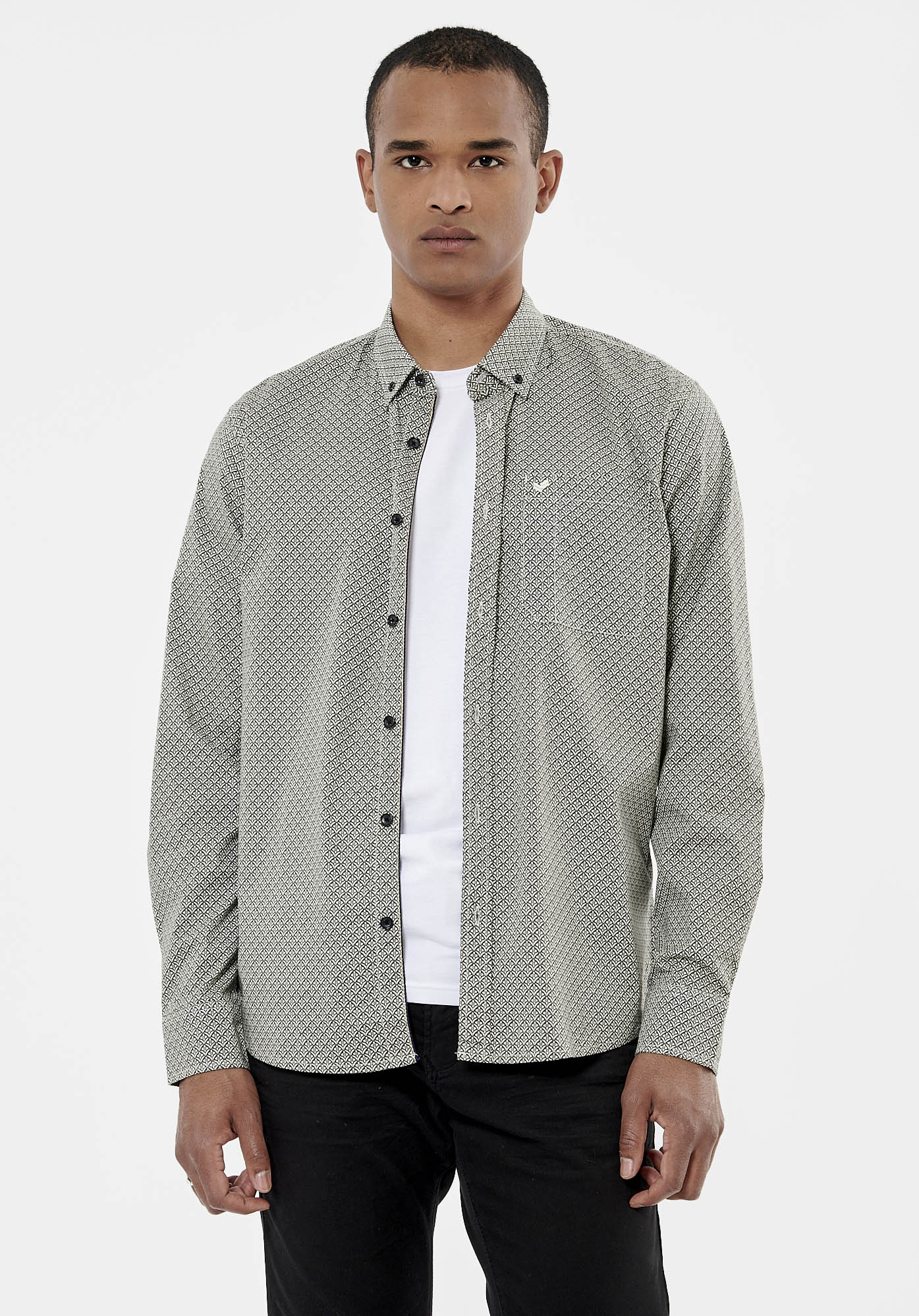 Chemise kaki homme sale kaporal