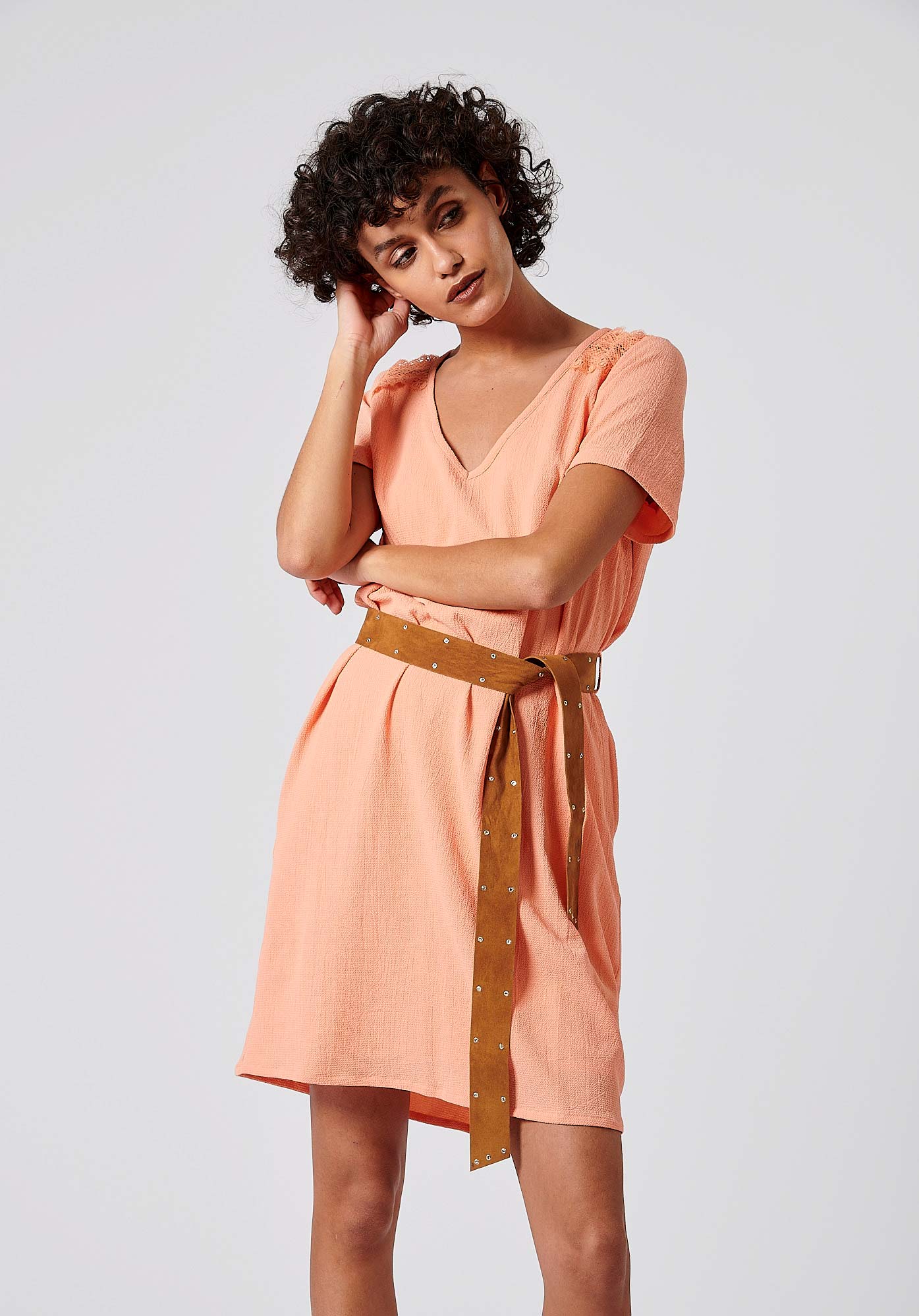 Robe femme corail best sale