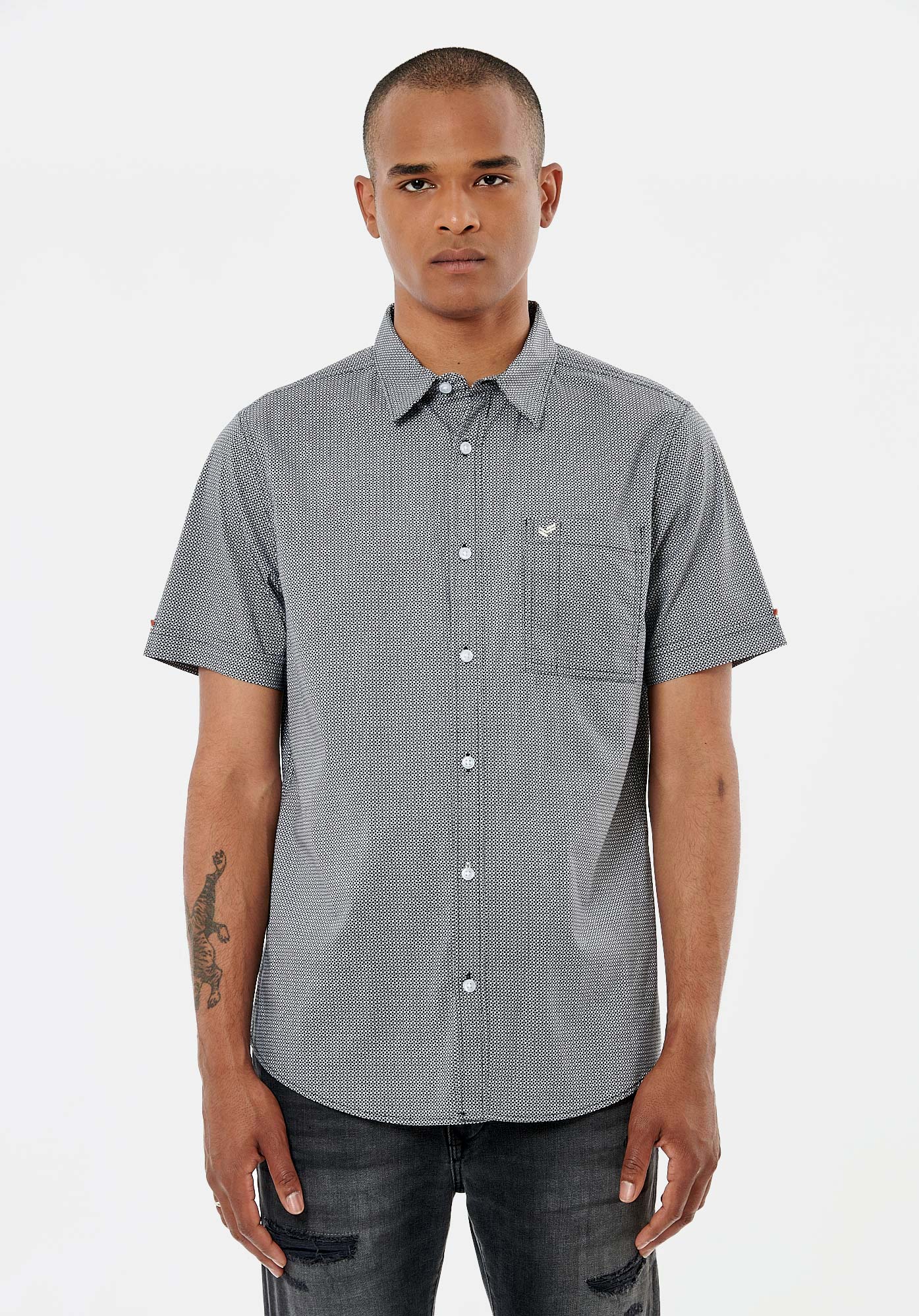 Chemise manche courte 2025 kaporal