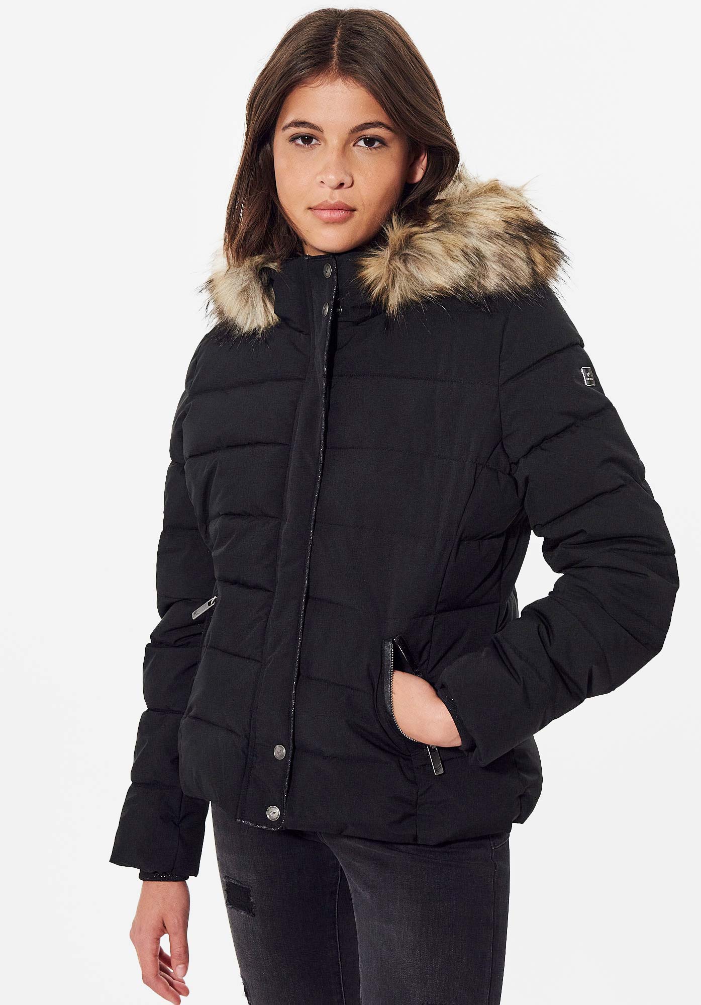 parka kaporal femme noir