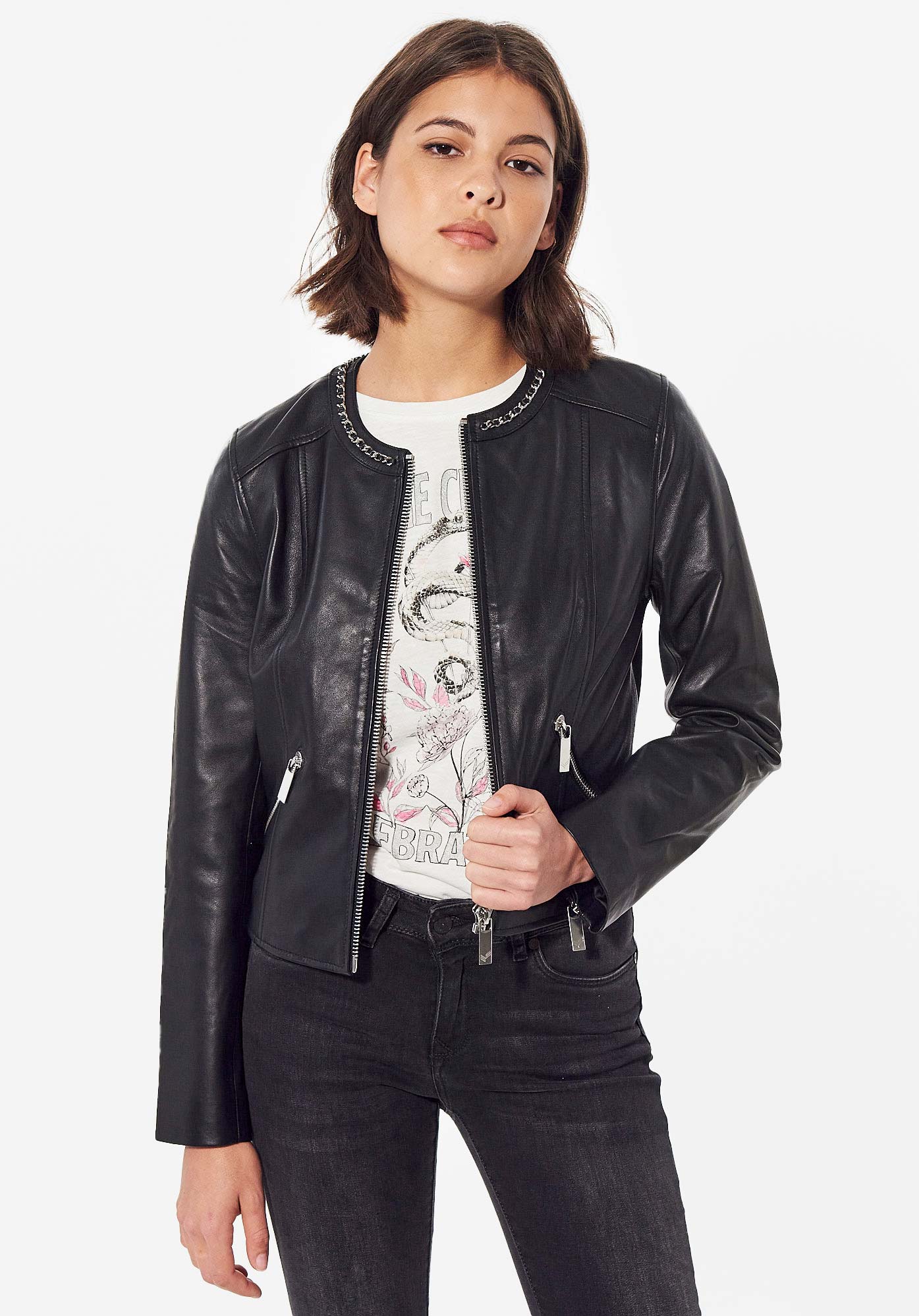 Veste kaporal femme cuir store