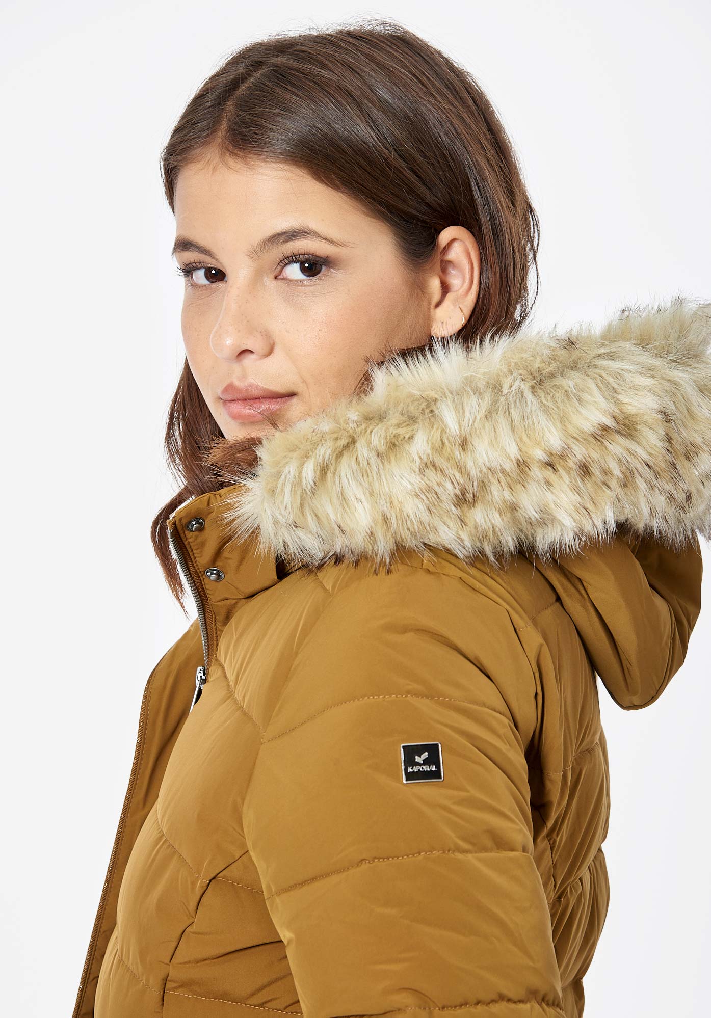 Doudoune marron Femme Dibby Kaporal
