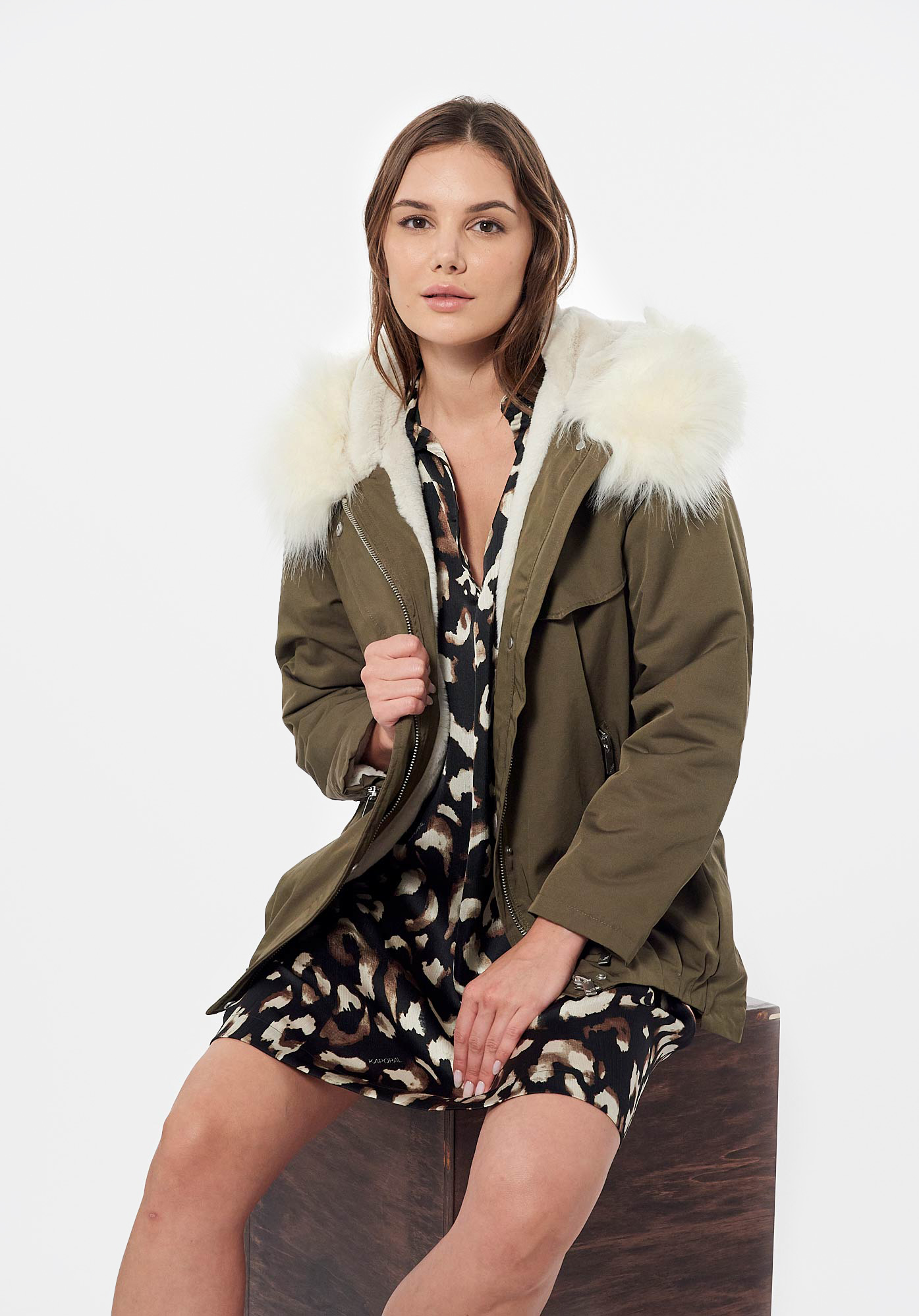 parka kaki femme kaporal