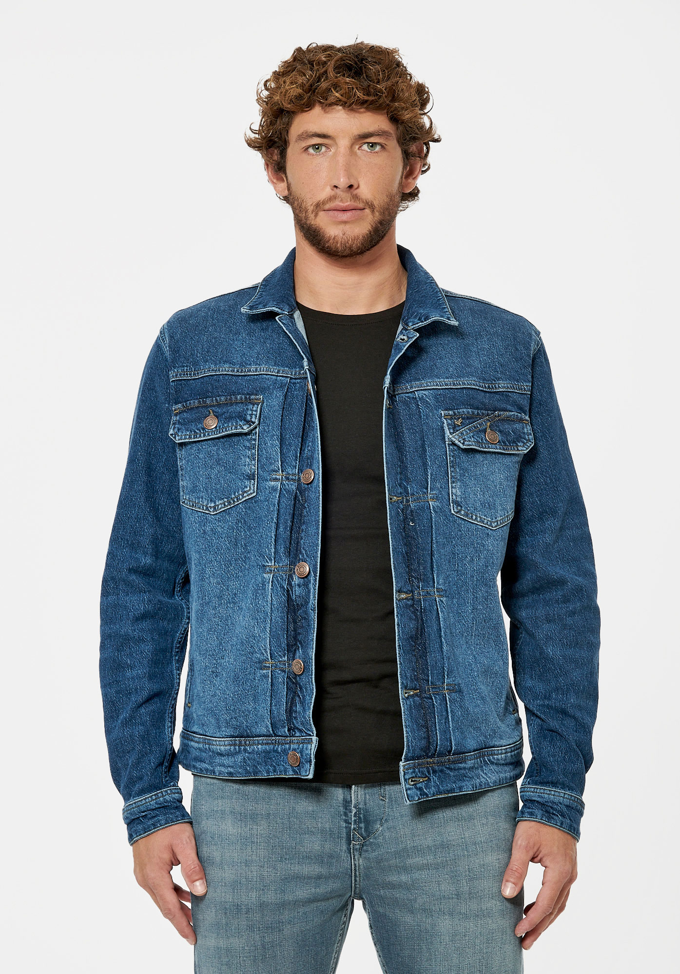 Veste top jean kaporal