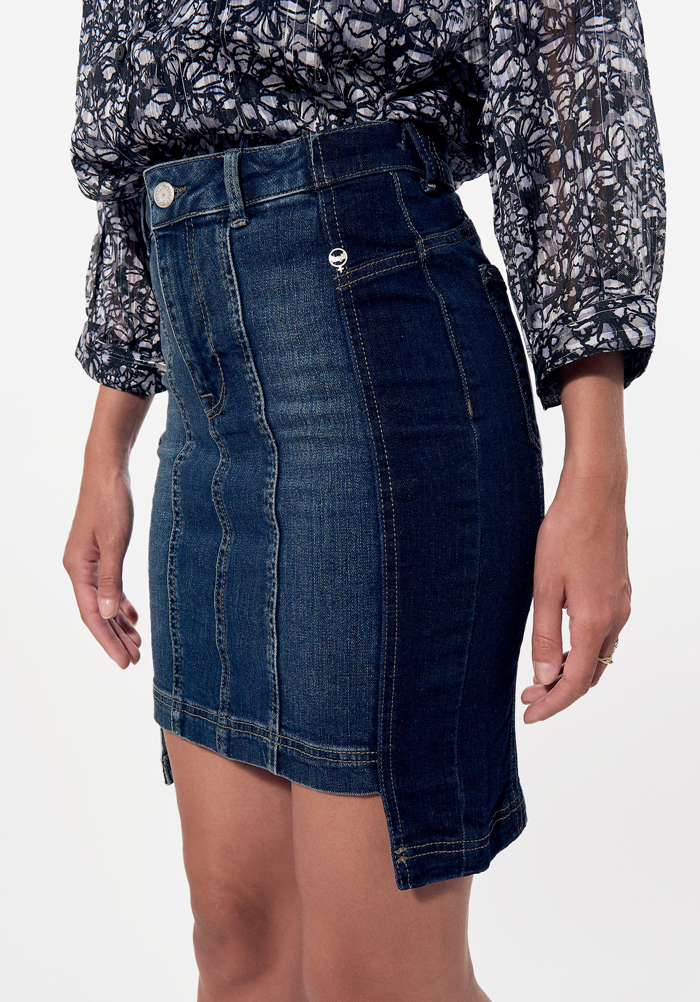 Jupe jean kaporal discount