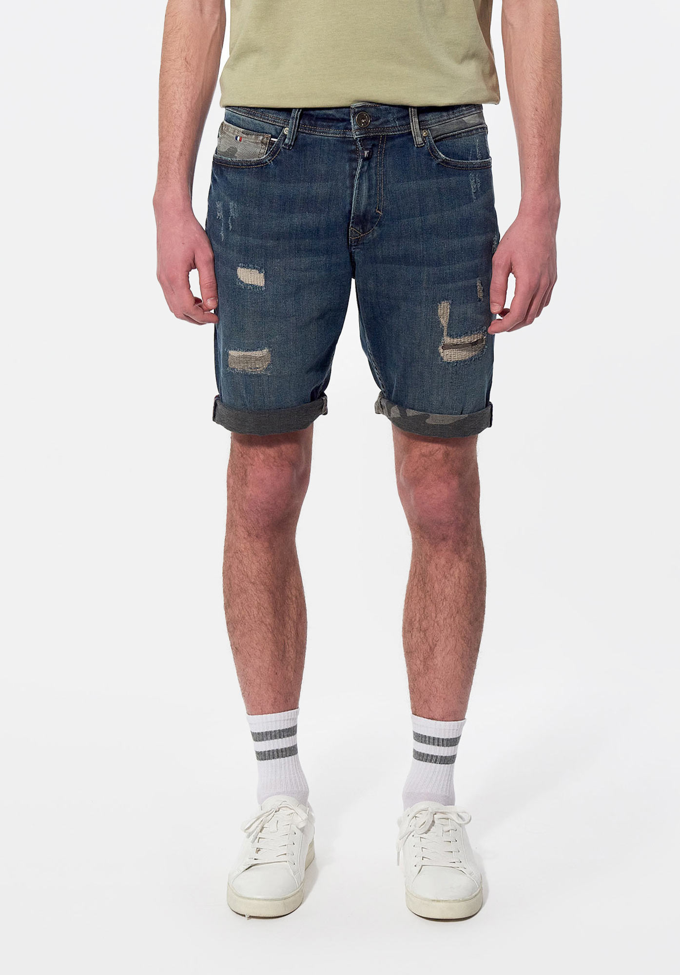 Short en jean straight Homme Jerry Kaporal