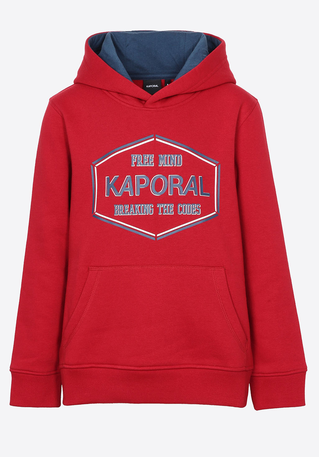 Sweat rouge Gar on Marlo Kaporal