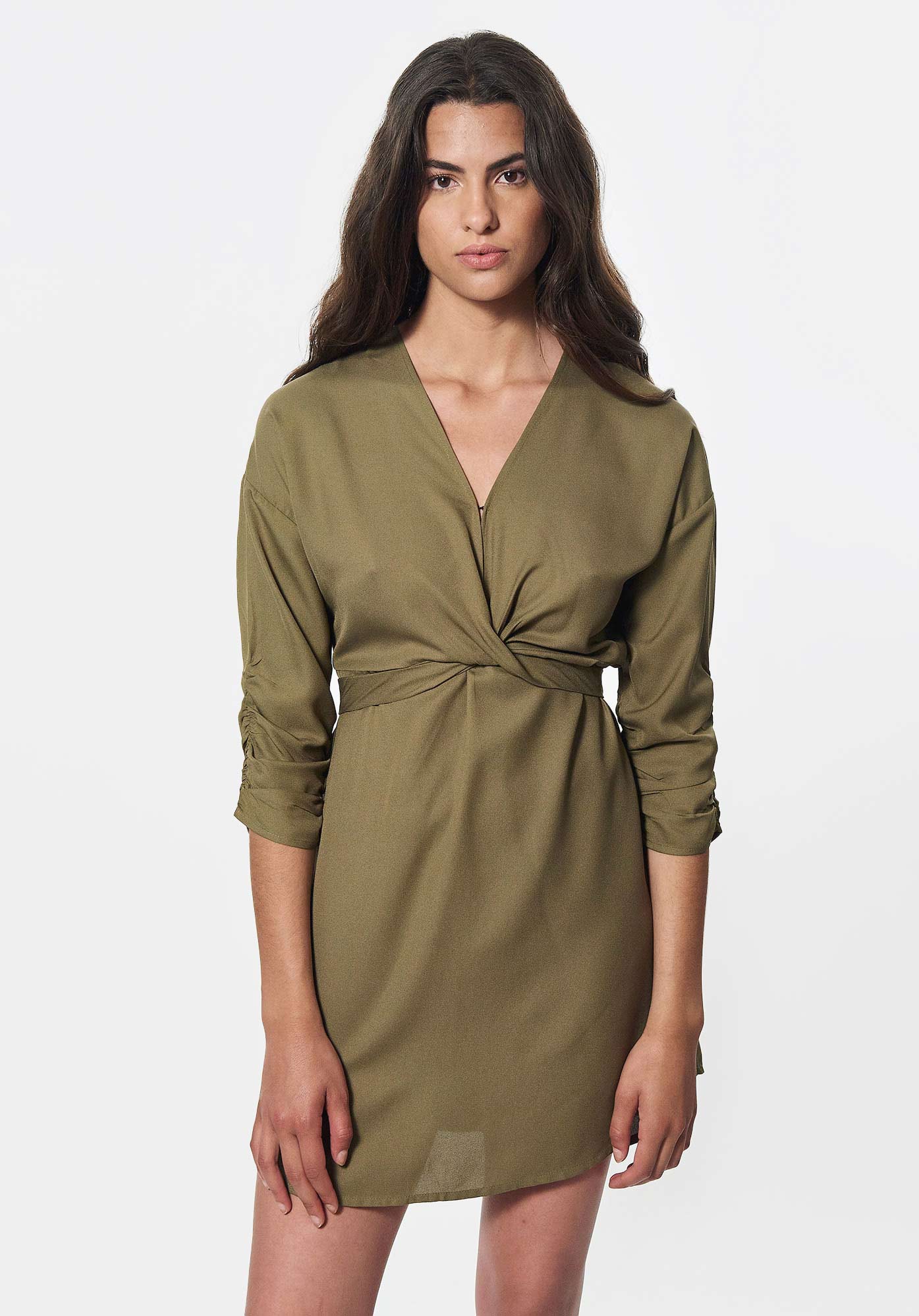 Robe shop kaki kaporal