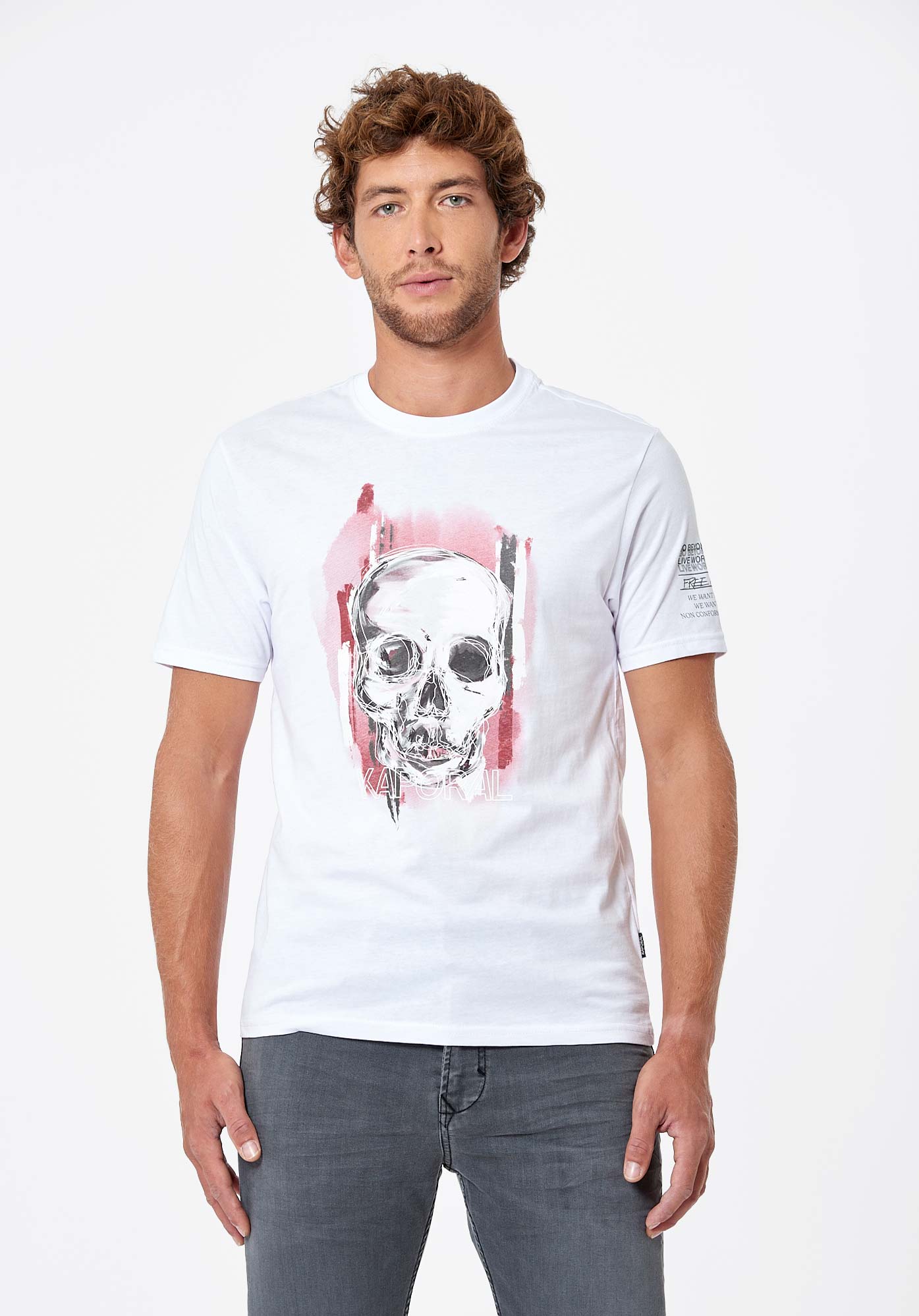 Tee shirt kaporal homme tete de mort deals