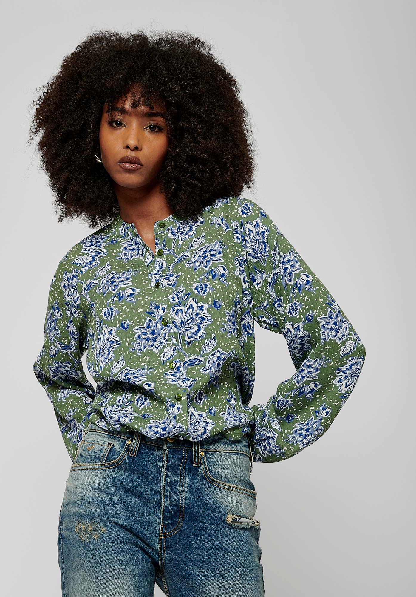 Chemise jean kaporal femme hotsell