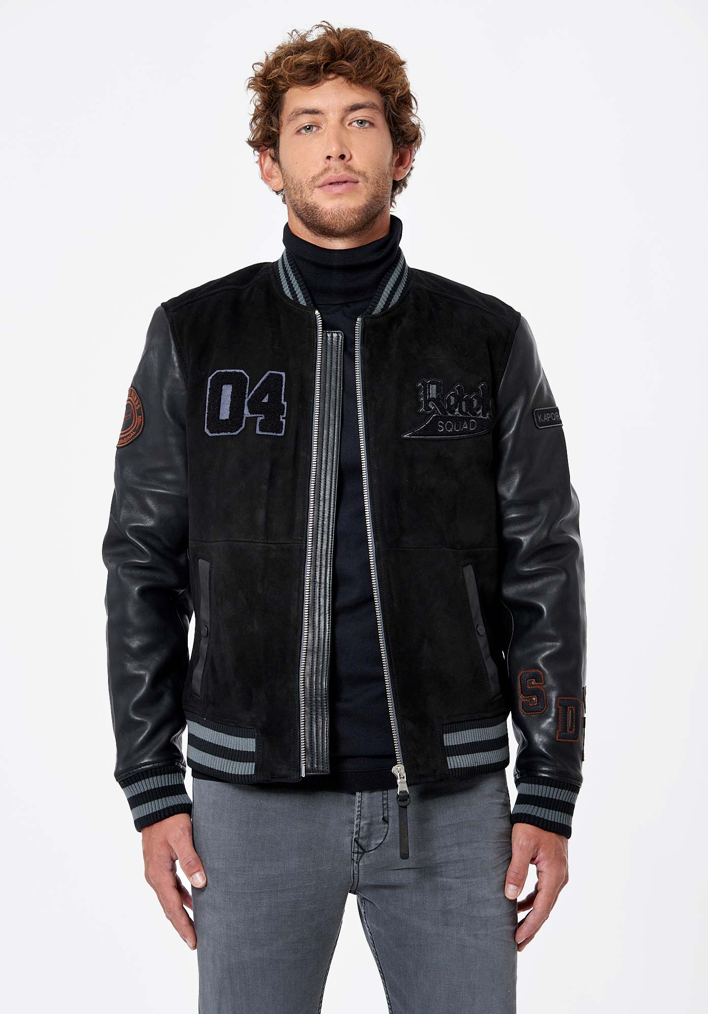 Blouson noir Homme Sky - Kaporal