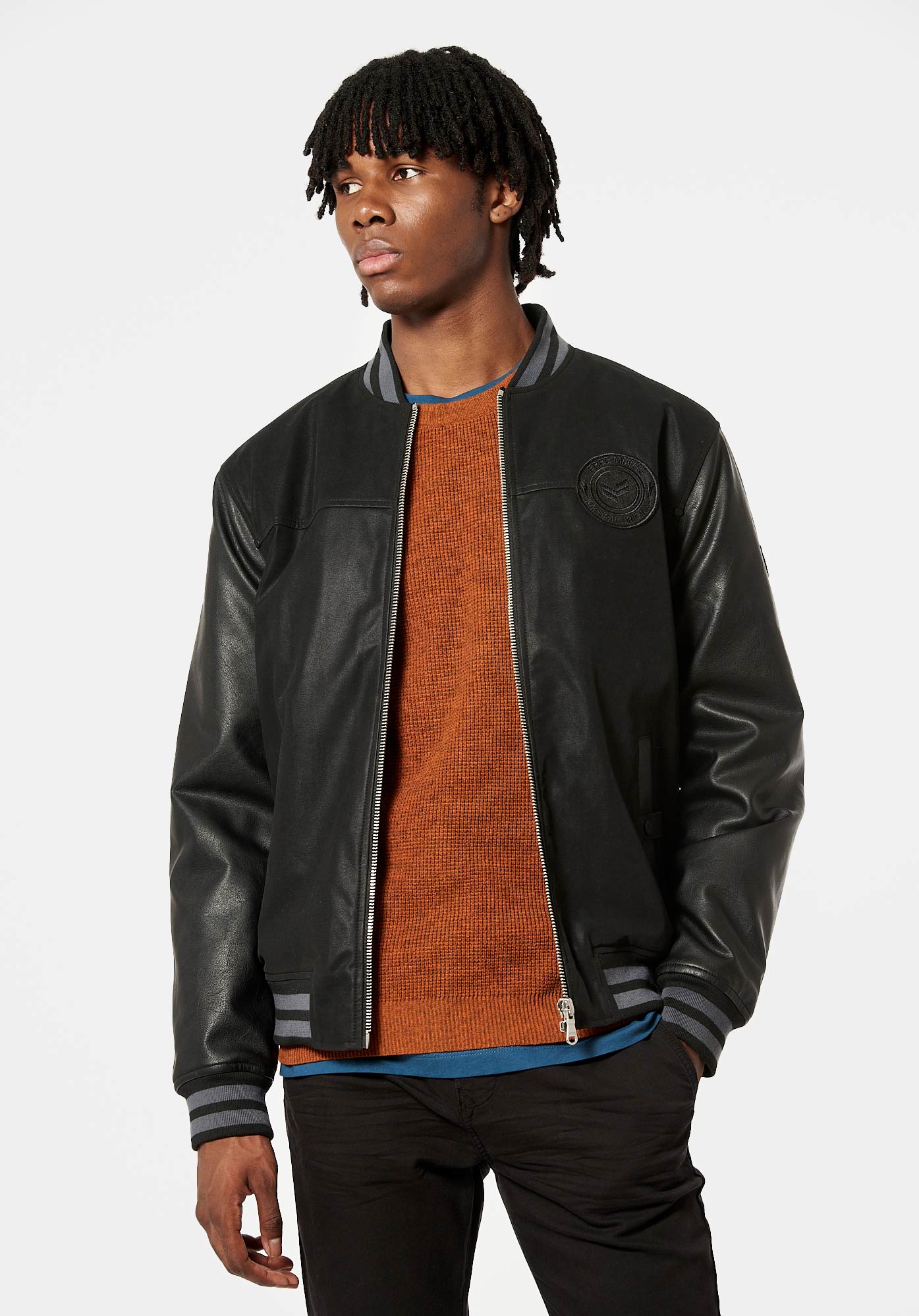 Blouson noir Homme Sky - Kaporal