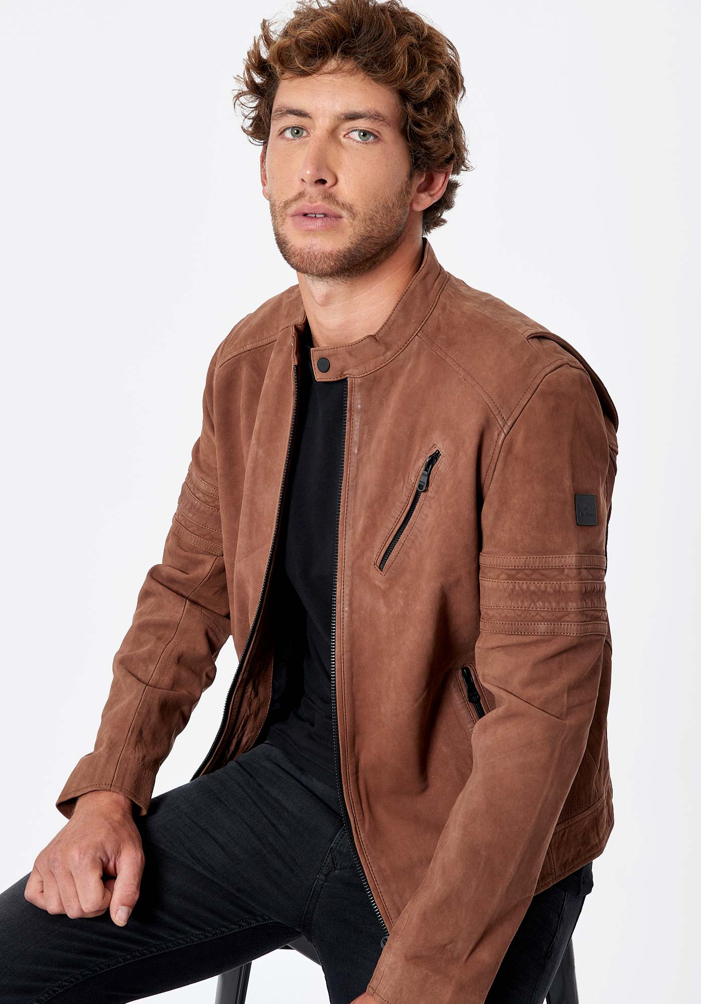 Veste kaporal 2025 homme marron