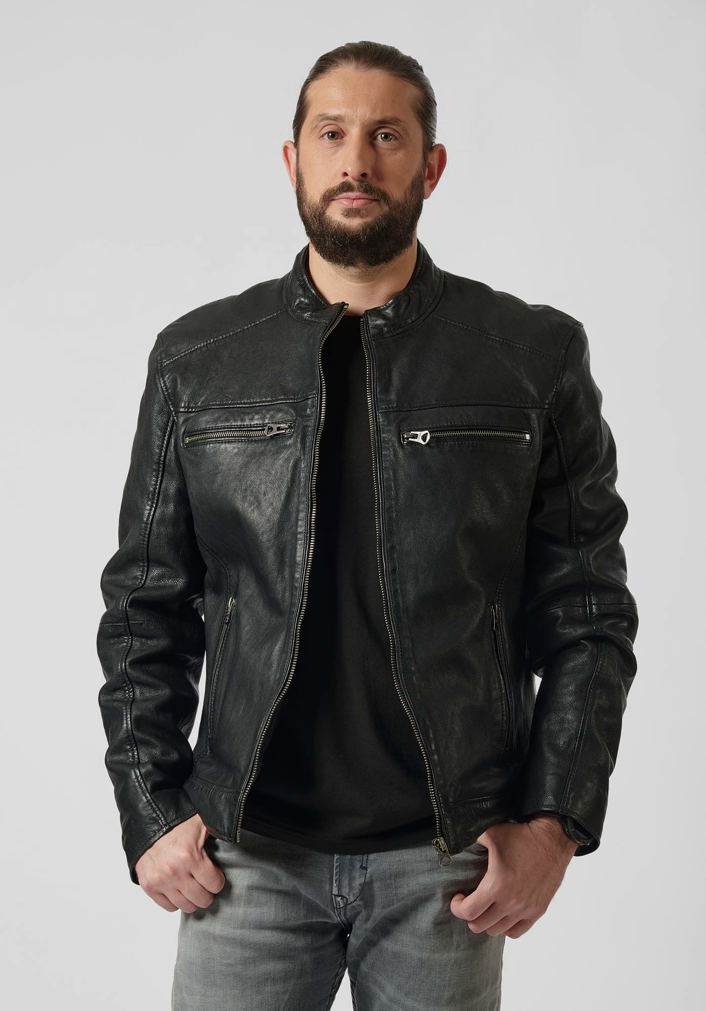 Veste en cuir kaporal store