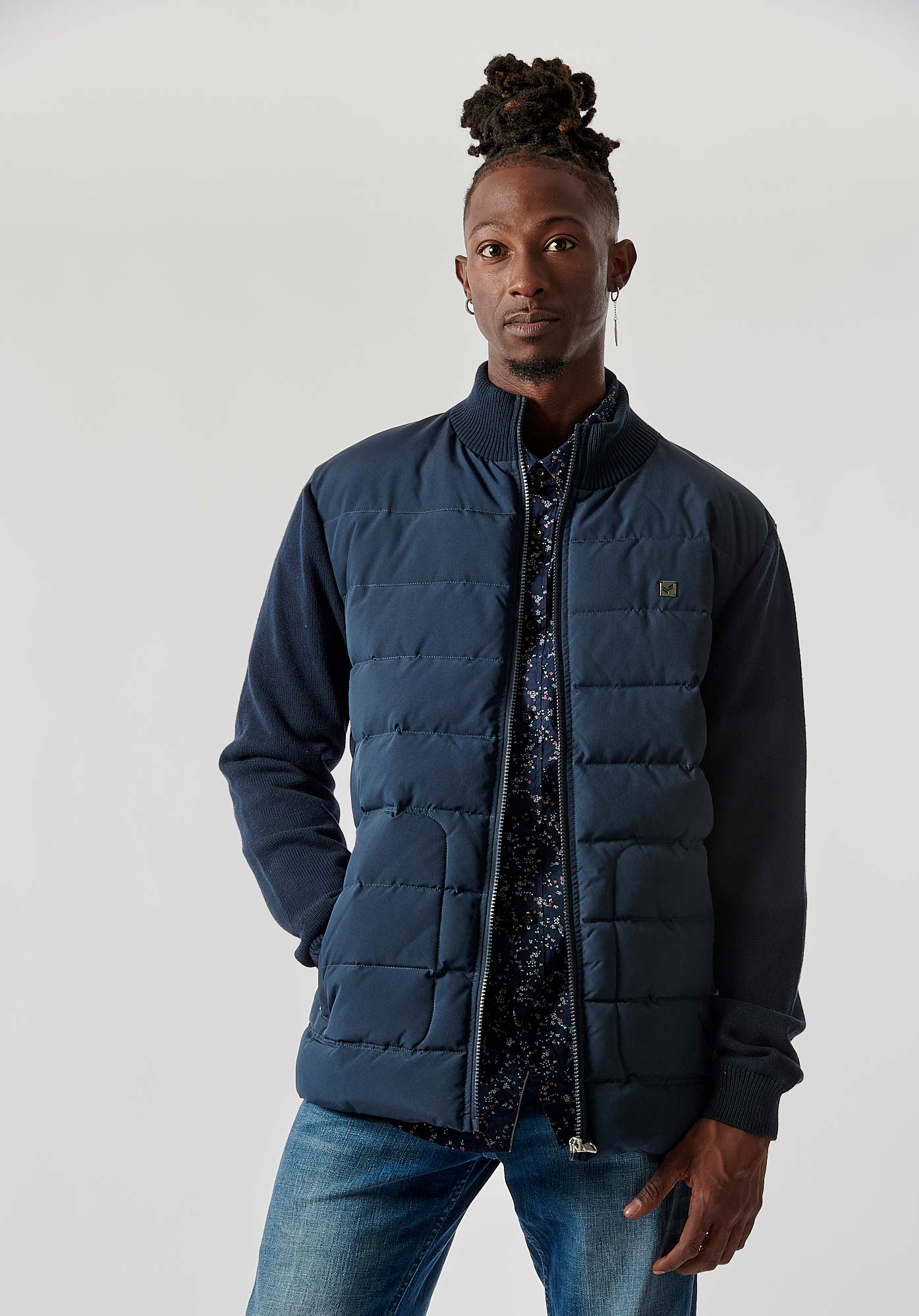 Gilet bleu Homme Vaded Kaporal