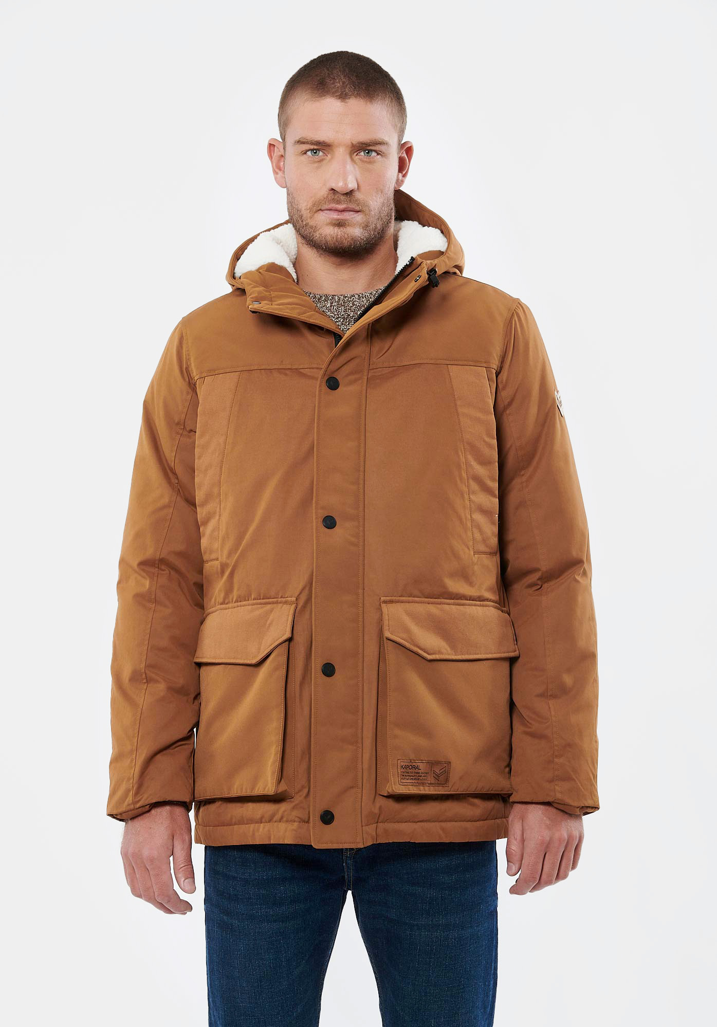 Parka marron homme Vako Kaporal