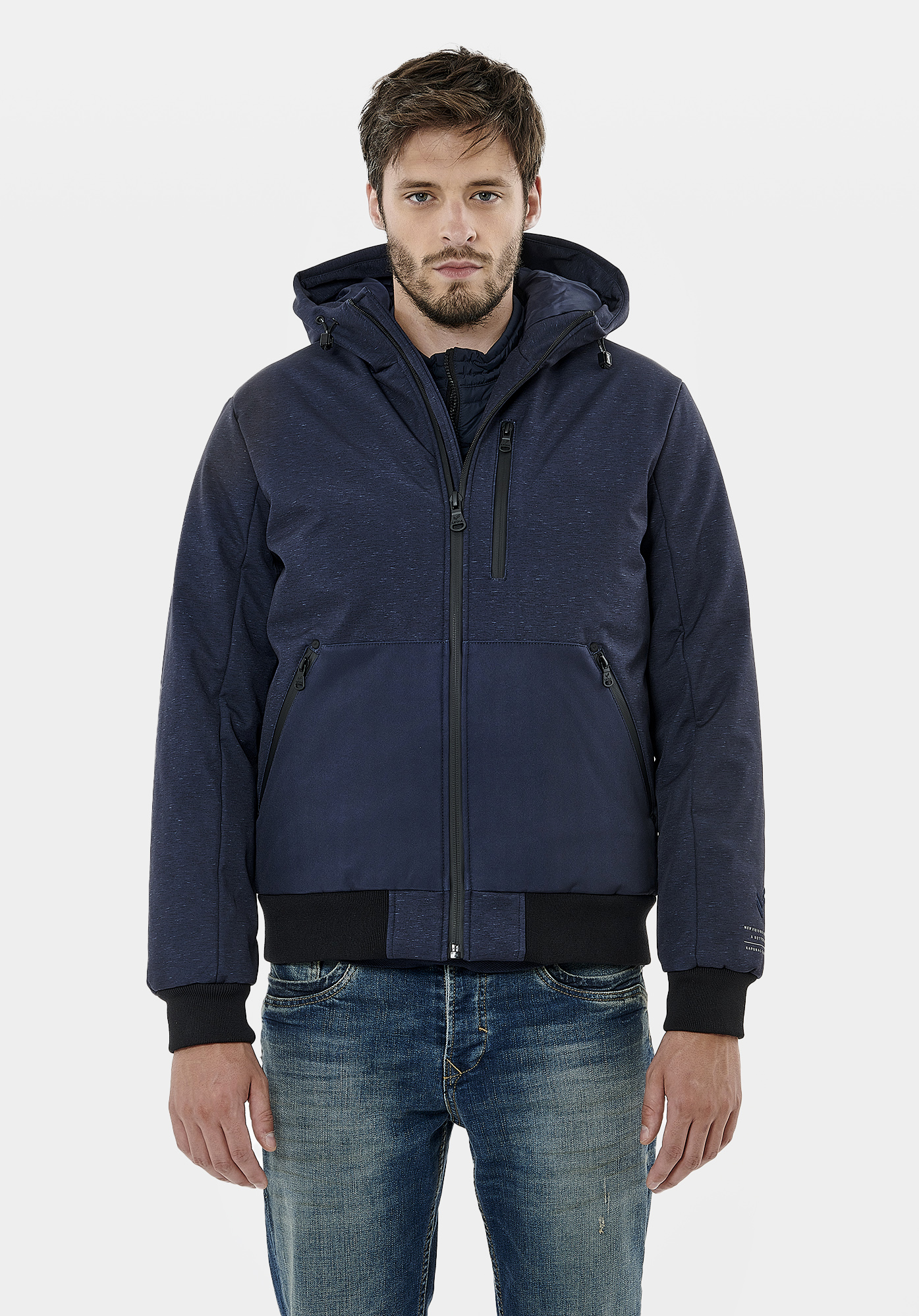 Blouson bleu best sale marine homme