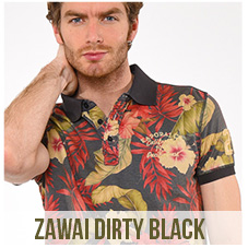 polo homme zawai dirty black